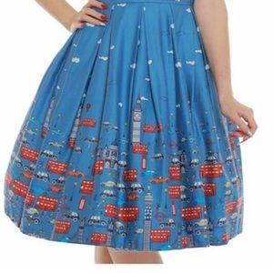 Lindy Bop London Scene Skirt